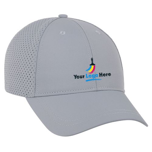 Perforated Back Embroidered Performance Cap