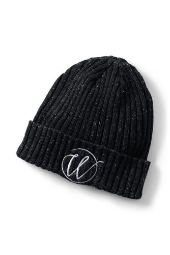 logo knit caps