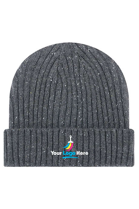 Unisex Speckled Knit Beanie Winter Hat