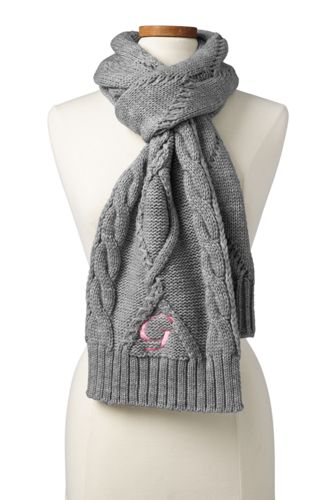 Women's Twisted Cable Scarf