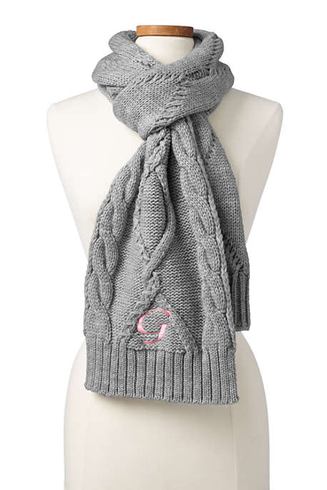 Women's Twisted Cable Scarf