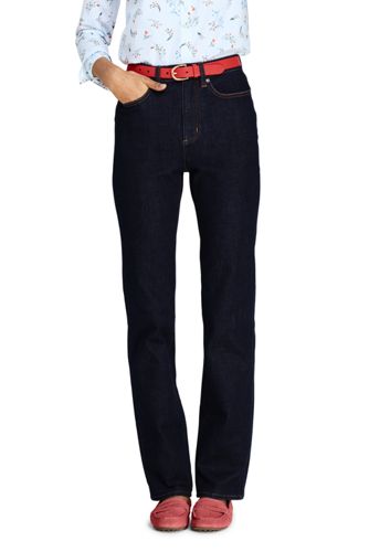 High waisted straight leg jeans for women and kirtle
