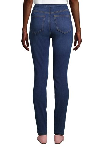 lands end elastic waist jeans