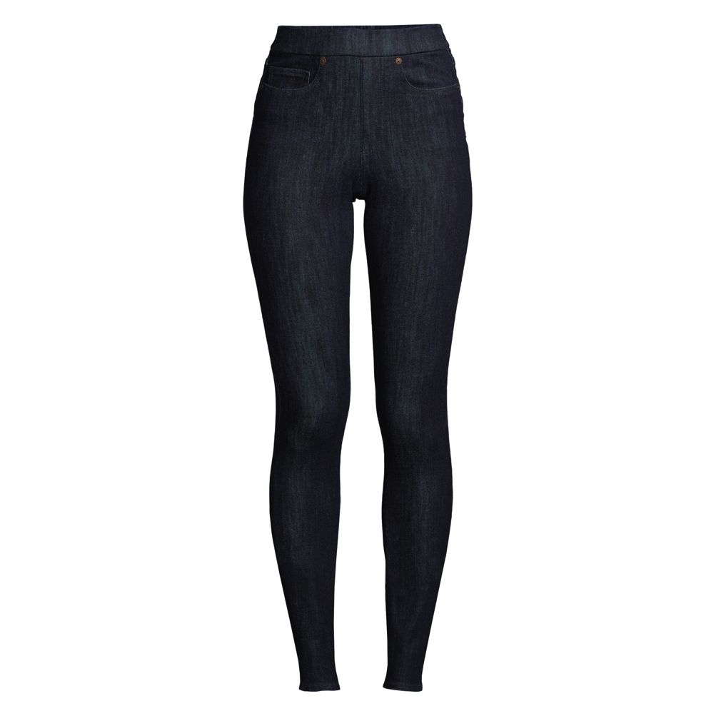 Lands end pull on skinny sale jeans