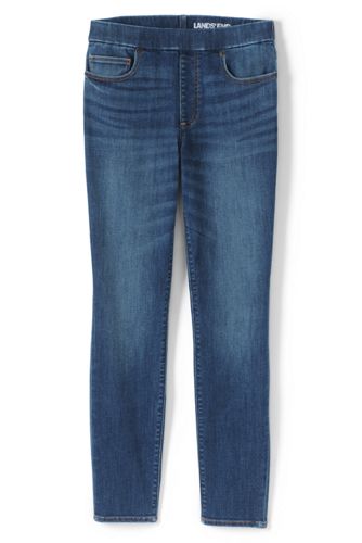 pull on denim jeans womens