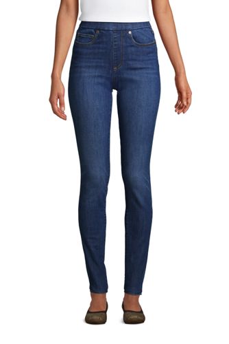 elastic waist jeans petite