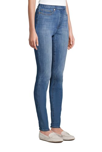 womens pull on jeans petite