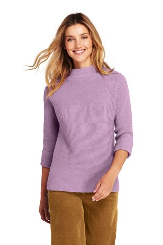 funnel neck sweater women's