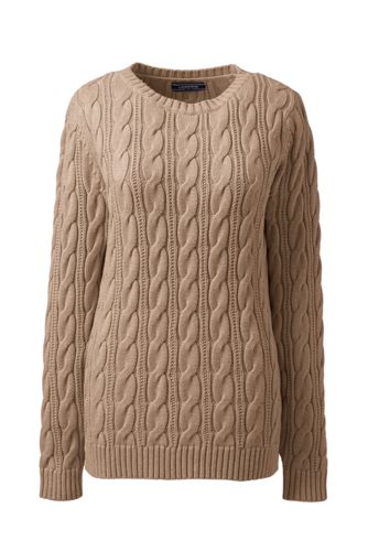 women's plus size cable knit sweater