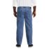 Mens Big and Tall Rigid Traditional Fit 5 Pocket Jean, Back