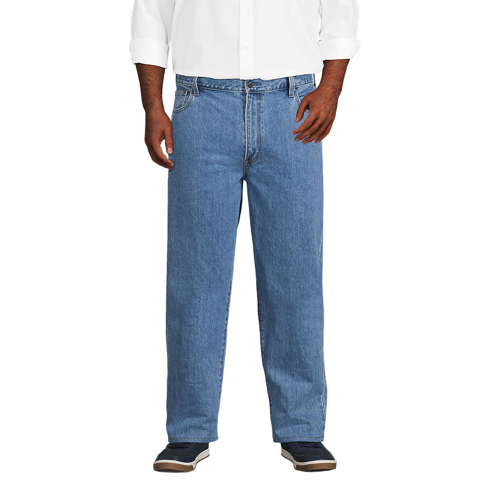 Mens Big and Tall Traditional Fit Jeans, Front