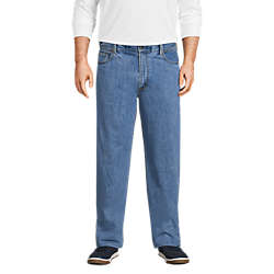 Mens Big and Tall Comfort Waist Jeans, Front