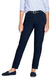 Women's Soft Denim Ankle Length Cropped Jeans