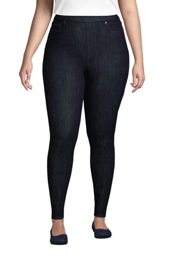 plus size elastic jeans