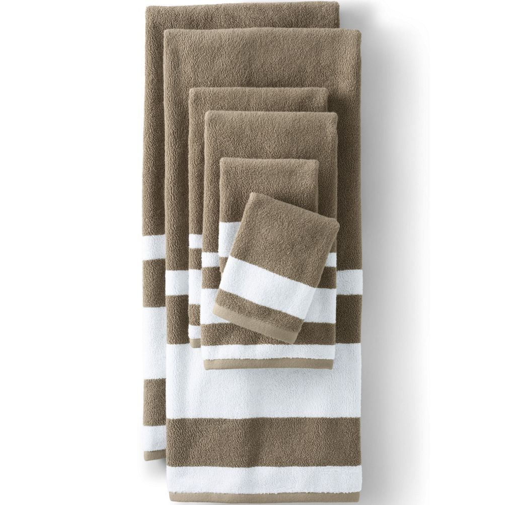 Lands' End Premium Supima Cotton 6-Piece Bath Towel Set - Edgewater