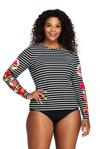 lands end rash guard womens