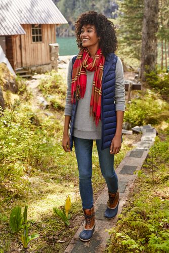 packable down vest womens