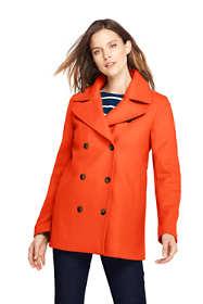 Women's Petite Wool Peacoat