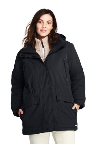 lands end plus size coats