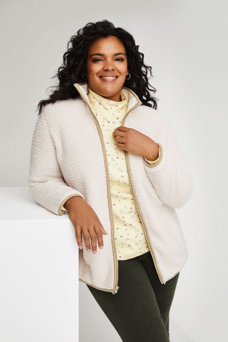 plus size women's sherpa jacket