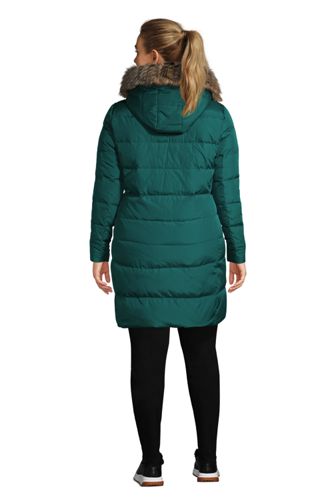 plus size coats with big fur hoods
