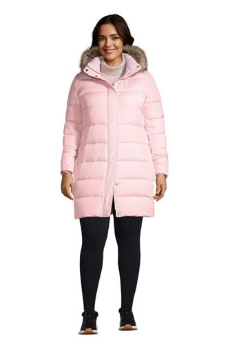 plus size winter jackets with fur hood