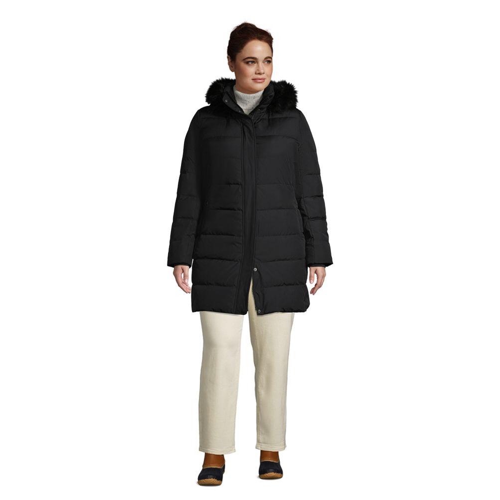 Lands end shearling coat best sale