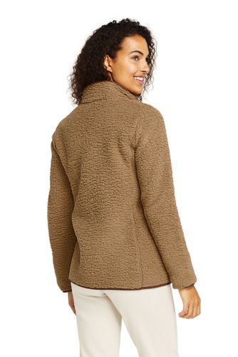 lands end sherpa shirt jacket