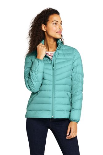 lands end ultralight packable down coat