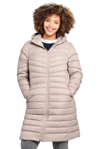 plus size down coat with hood