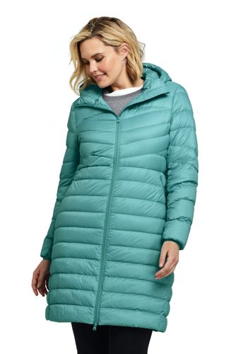 plus size packable winter coat