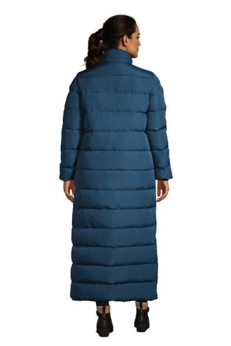 plus size blue coat