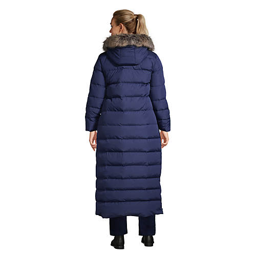 Women's Plus Size Down Maxi Winter Coat - Secondary