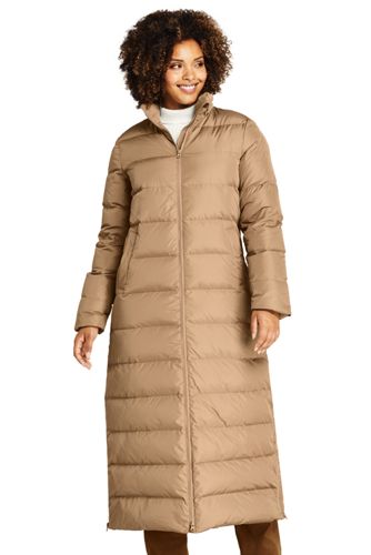 plus size long down winter coats