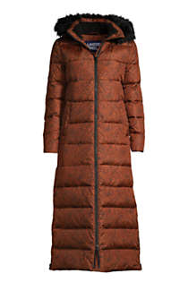 Women's Winter Maxi Long Down Coat with Hood, Front