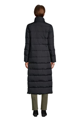 long down coat with hood