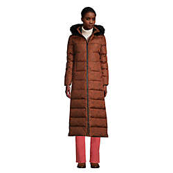 Women's Petite Down Maxi Winter Coat, Front