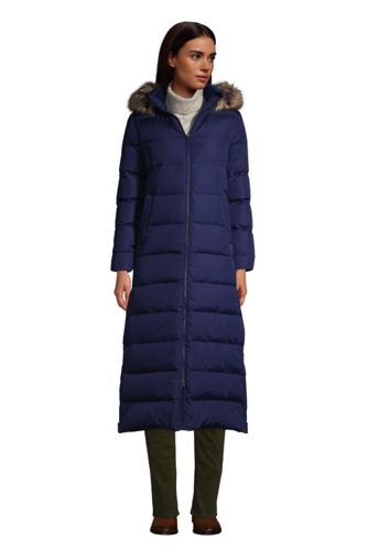 Womens calf 2025 length down coat