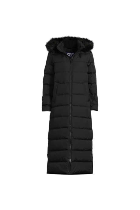 Women's Winter Maxi Long Down Coat with Hood