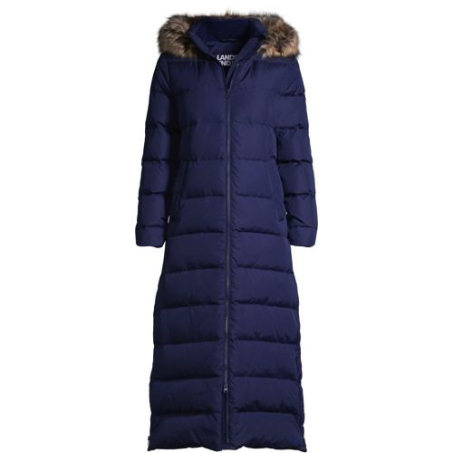 Women's Winter Maxi Long Down Coat with Hood