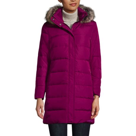 discount 57% WOMEN FASHION Coats Fur Noisy May Long coat Purple M 