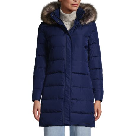 WOMEN FASHION Coats Shearling Noisy May Long coat discount 57% Navy Blue M 