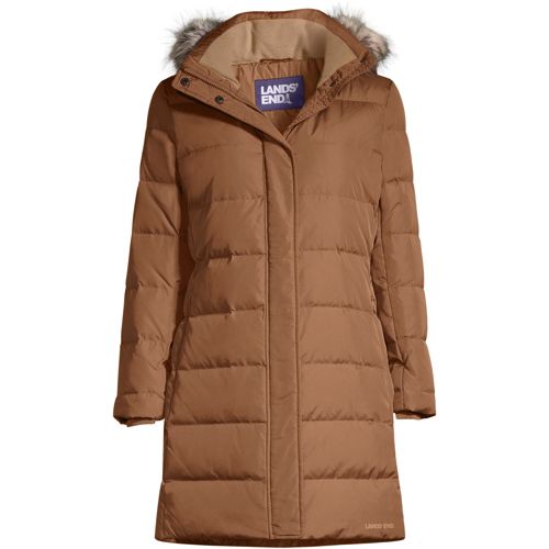 lands end plus size womens coats
