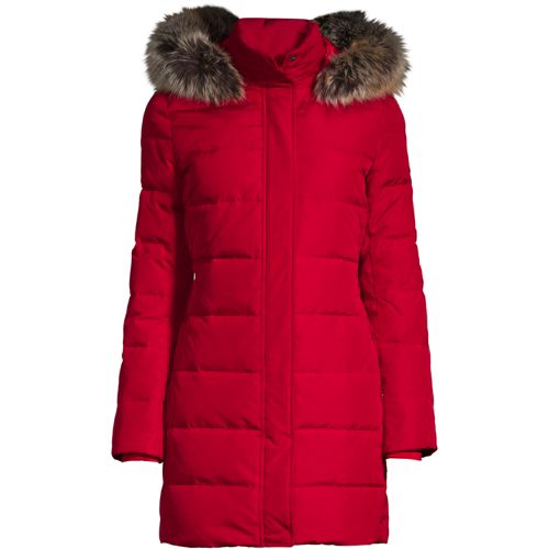 Women's 600 Down Winter Long Coat with Hood