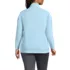 Plus Size Anyweather Fleece Quarter Zip Pullover, Back