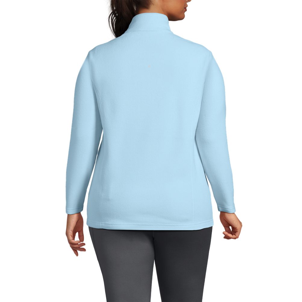 Plus Size Anyweather Fleece Quarter Zip Pullover | Lands' End