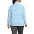 Women's Plus Size Anyweather Fleece Quarter Zip Pullover, Back