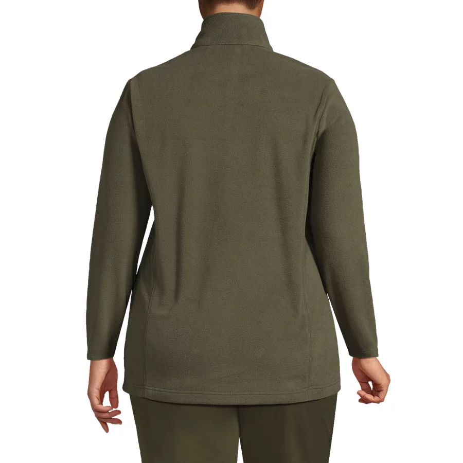Women's Plus Size Anyweather Fleece Quarter Zip Pullover