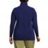 Women's Plus Size Anyweather Fleece Quarter Zip Pullover, Back