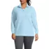 Plus Size Anyweather Fleece Quarter Zip Pullover, Front
